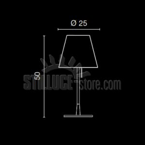 Egoluce Dama 25 Tavolo cod. 2111 - immagine 2
