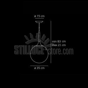 Artemide Castore 35 Lampada Sospensione - immagine 2