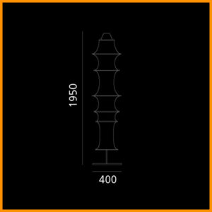 Artemide Danese Milano Falkland Lampada Terra - immagine 4