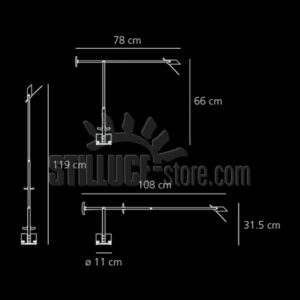 Artemide Tizio Nero Lampada Tavolo - immagine 2