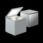 CINI-E-NILS-CUBOLED-CUBOLUCE-METALLIZZATO-ARGENTO