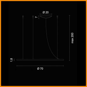 EGOLUCE-LANCIA-SOSPENSIONE-LED-1562-STILLUCE-STORE-DIM-BERGAMO
