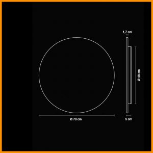 Egoluce Moonlight 70 Lampada LED Parete Soffitto Cod. 4583 - immagine 2