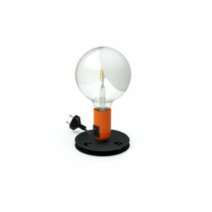 FLOS-LAMPADINA-ARANCIO-ZOOM-BASE-NERA-STILLUCE-STORE-BERGAMO