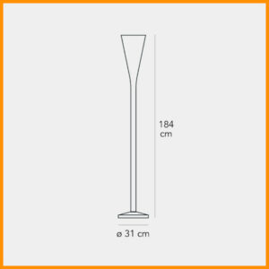 FontanaArte Luminator Lampada Terra LED - immagine 2