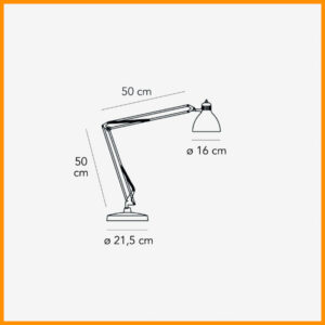 FontanaArte Naska Grande Lampada Tavolo - immagine 4