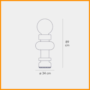 FontanaArte Re Lampada Tavolo o Terra - immagine 3