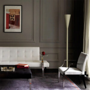 FONTANAARTE-RILUMINATOR-BIANCA-LAMPADA-TERRA-AMBIENTAZIONE-STILLUCE-STORE-BERGAMO