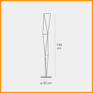 FontanaArte Vertigo Lampada da Terra LED - immagine 2