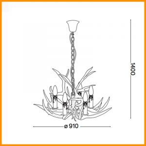 IDEAL-LUX-CHALET-SOSPENSIONE-SP8-STILLUCE-STORE_DIM-BERGAMO