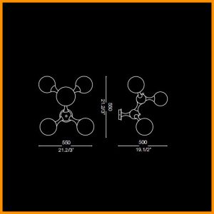 IDEAL-LUX-NODI-PL5_DIM-STILLUCE-STORE-BERGAMO