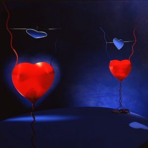 Ingo Maurer One From The Heart Lampada Da Tavolo - immagine 2