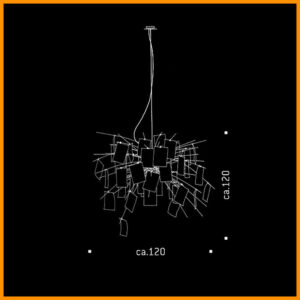 Ingo Maurer Zettel'z 5 Lampada Sospensione - immagine 2