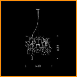 Ingo Maurer Zettel'z 6 Lampada Sospensione - immagine 2