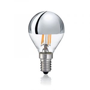 LAMPADINA-LED-E14-SFERA-CUPOLA-ARGENTATA-STILLUCE-STORE