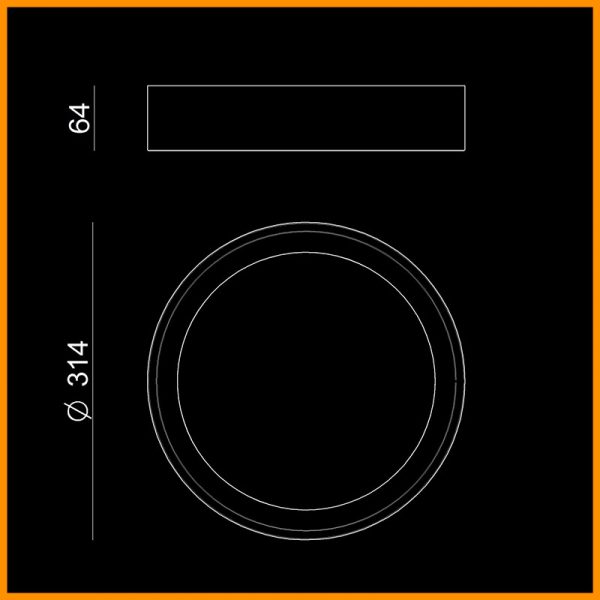 LINEALIGHT-TARA-TONDA-30_DIM-STILLUCE-STORE-BERGAMO