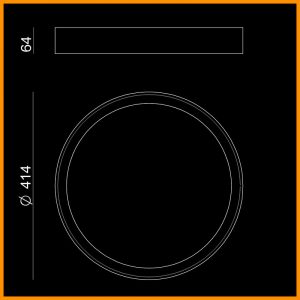 LINEALIGHT-TARA-TONDA-40_DIM-STILLUCE-STORE-BERGAMO