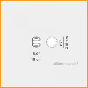 Luceplan Lita Parete / Soffitto d. 18 D92P18 - immagine 2