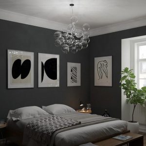 Metallux Atom lampada a sospensione d. 80 cm - immagine 3