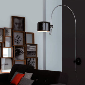 O-LUCE-COUPE-LAMPADA-DA-PARETE-NERA-AMBIENTAZIONE-STILLUCE-STORE-BERGAMO