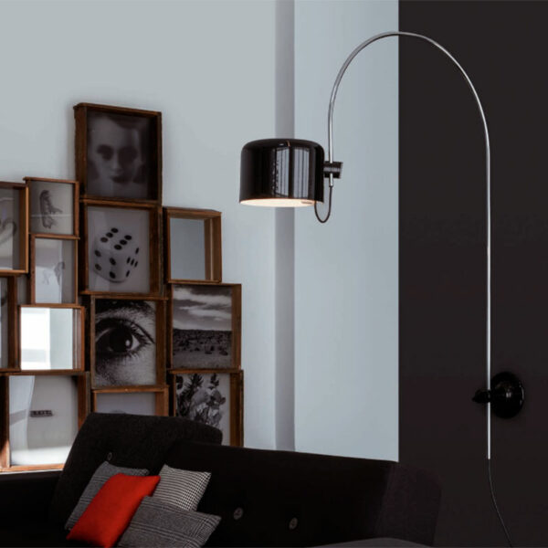 O-LUCE-COUPE-LAMPADA-DA-PARETE-NERA-AMBIENTAZIONE-STILLUCE-STORE-BERGAMO