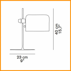 Oluce Coupe 2202 lampada da tavolo - immagine 3