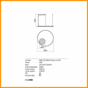 Redo Group Orbit Lampada Sospensione LED 60 - immagine 4