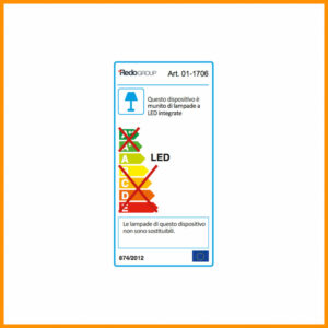 REDO-GROUP-ORBIT-80-BIANCO-LED-DIRETTO-PARETE-SOFFITTO-01-1706-CLASSE-ENERGETICA-STILLUCE-STORE-BERGAMO