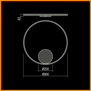 Redo Group Orbit Parete o Soffitto LED 80 Indiretta - immagine 4