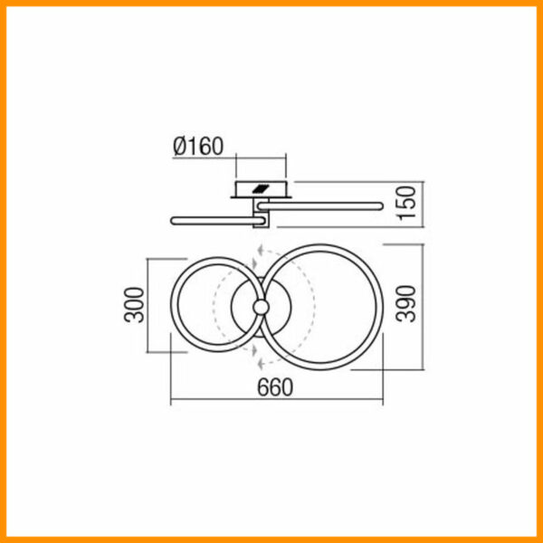 REDO-GROUP-SPELL-PLAFONIERA-2-LUCI-66_DIM-STILLUCE-STORE-BERGAMO