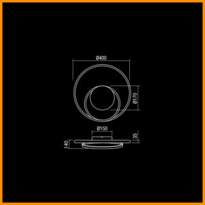Redo Group Torsion Lampada Parete o Soffitto LED - immagine 4
