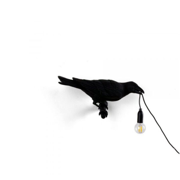 SELETTI-BIRD-LAMP-BLACK-LOOKING-RIGHT-2-STILLUCE-STORE-BERGAMO