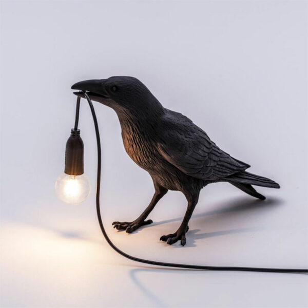 SELETTI-BIRD-LAMP-BLACK-WAITING-TAVOLO-6-STILLUCE-STORE-BERGAMO SELETTI-BIRD-LAMP-BLACK-WAITING-TAVOLO-6-STILLUCE-STORE-BERGAMO