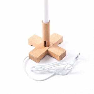 Seletti La Linea LED bianca con base - immagine 4