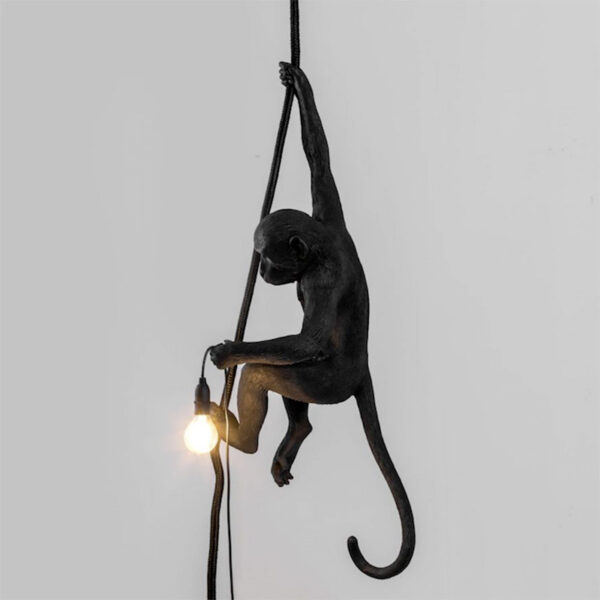 SELETTI-MONKEY-LAMPADA-A-SOFFITTO-3-NERA-STILLUCE-STORE-BERGAMO