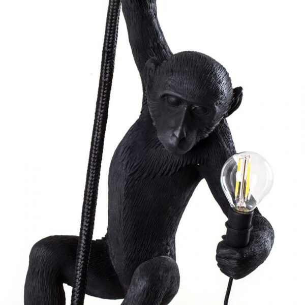 SELETTI-MONKEY-LAMPADA-A-SOFFITTO-5-NERA-STILLUCE-STORE-BERGAMO
