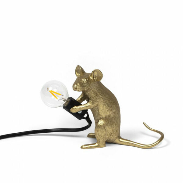 SELETTI-MOUSE-LAMP-GOLD-MAC-3-STILLUCE-STORE-BERGAMO SELETTI-MOUSE-LAMP-GOLD-MAC-3-STILLUCE-STORE-BERGAMO