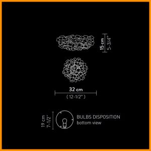 Slamp Clizia Mini Lampada Parete o Soffitto - immagine 2