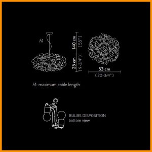 Slamp Clizia Lampada Sospensione - immagine 2