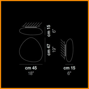 Vistosi Neochic Lampada Parete o Soffitto 45 - immagine 3