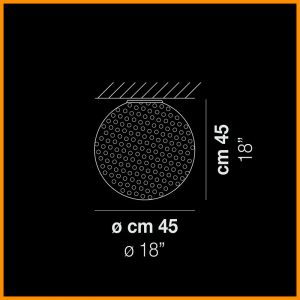Vistosi Rina Plafoniera 45 - immagine 5