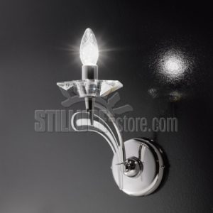 Metallux Icaro Parete 1 Luce Cromo - immagine 4