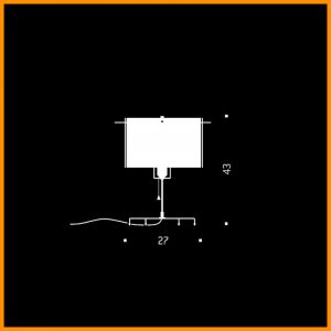 Ingo Maurer 24 Karat Blau Tavolo - immagine 3