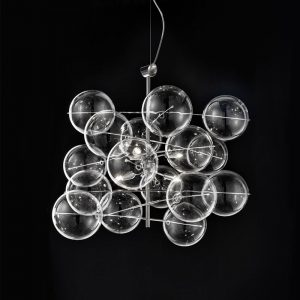 Metallux Atom lampada a sospensione d. 60 cm