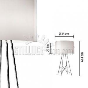 Flos Ray T Vetro Grigio Dimmer - immagine 2