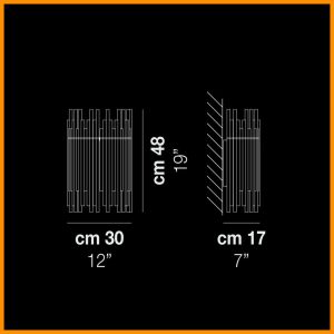 Vistosi Diadema lampada Parete - immagine 2
