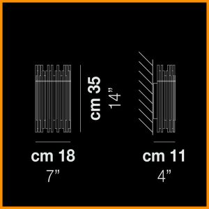 Vistosi Diadema lampada da parete G9 - immagine 2