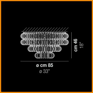 Vistosi Ecos Plafoniera 90 - immagine 3