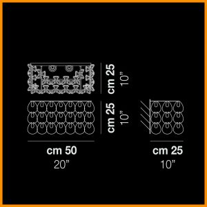 Vistosi Giogali Applique 2 E27 - immagine 3