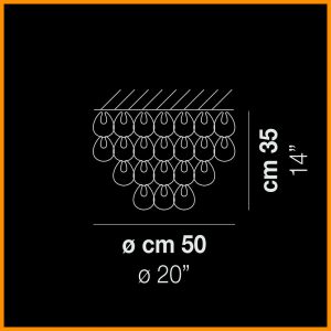 Vistosi Giogali Plafoniera 50 - immagine 2